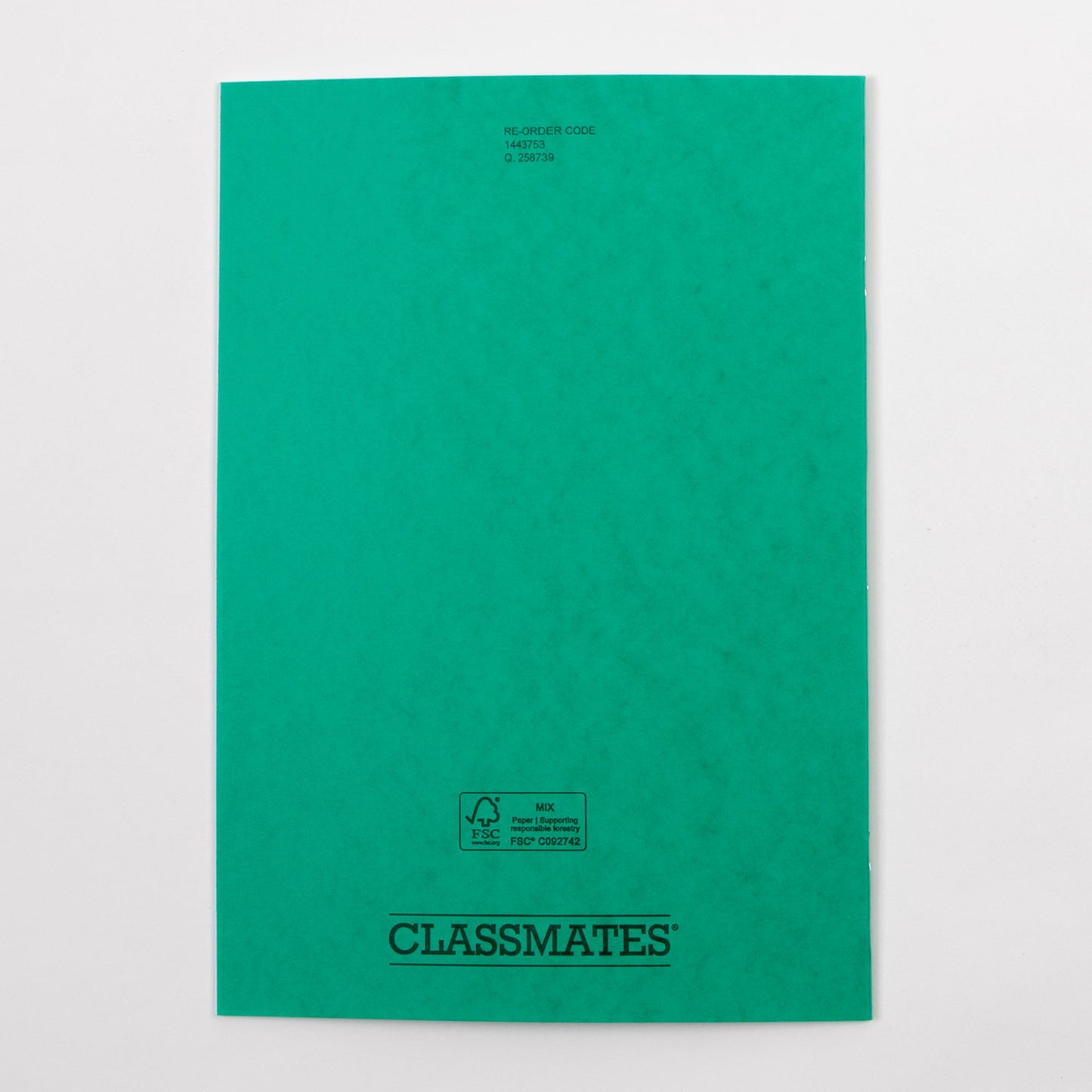 Classmates A4 Exercise Book 32 Page, Plain Blank, Green - Pack of 100 - ABC School Supplies