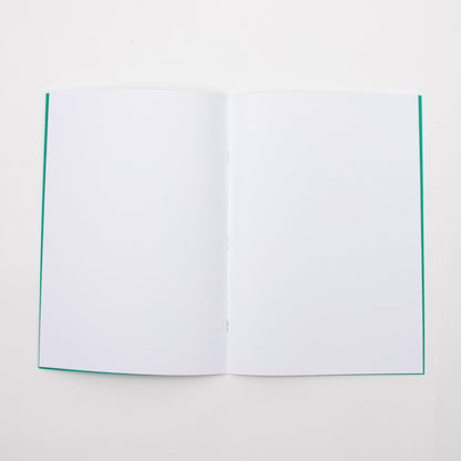 Classmates A4 Exercise Book 32 Page, Plain Blank, Green - Pack of 100 - ABC School Supplies