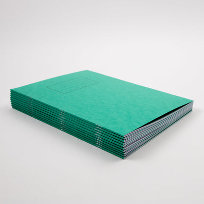 Classmates A4 Exercise Book 32 Page, Plain Blank, Green - Pack of 100 - ABC School Supplies