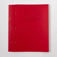 Classmates A4 Exercise Book 32 Page, Top Half Plain/Bottom 12mm Ruled, Red - Pack of 100 - ABC School Supplies