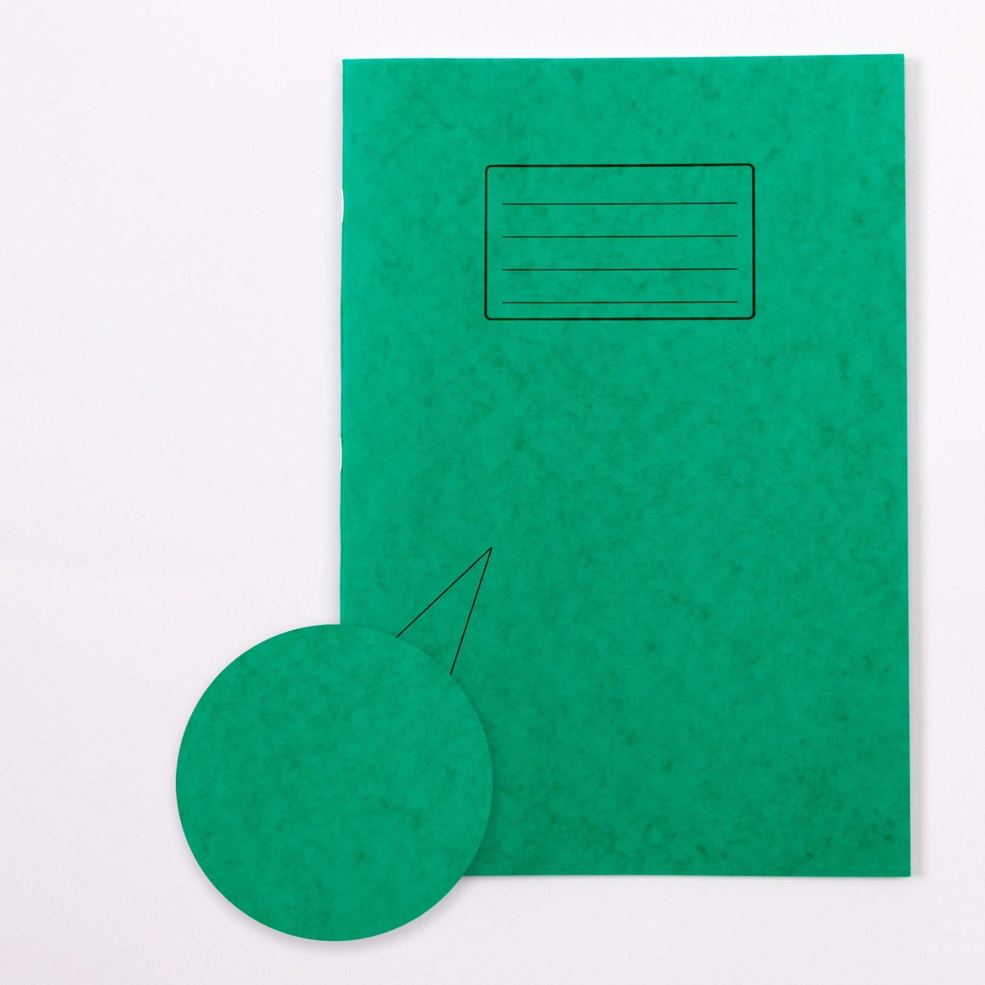 Classmates A4 Exercise Book 48 Page, 8mm Ruled With Margin, Green - Pack of 100 - ABC School Supplies