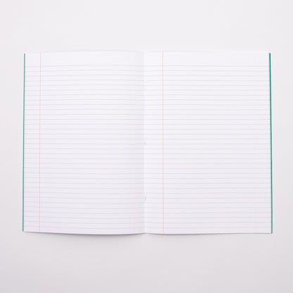 Classmates A4 Exercise Book 48 Page, 8mm Ruled With Margin, Green - Pack of 100 - ABC School Supplies