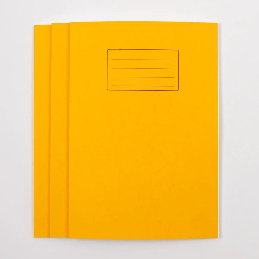 Classmates A4 Exercise Book 64 Page Plain - Yellow Pack of 50 - ABC School Supplies