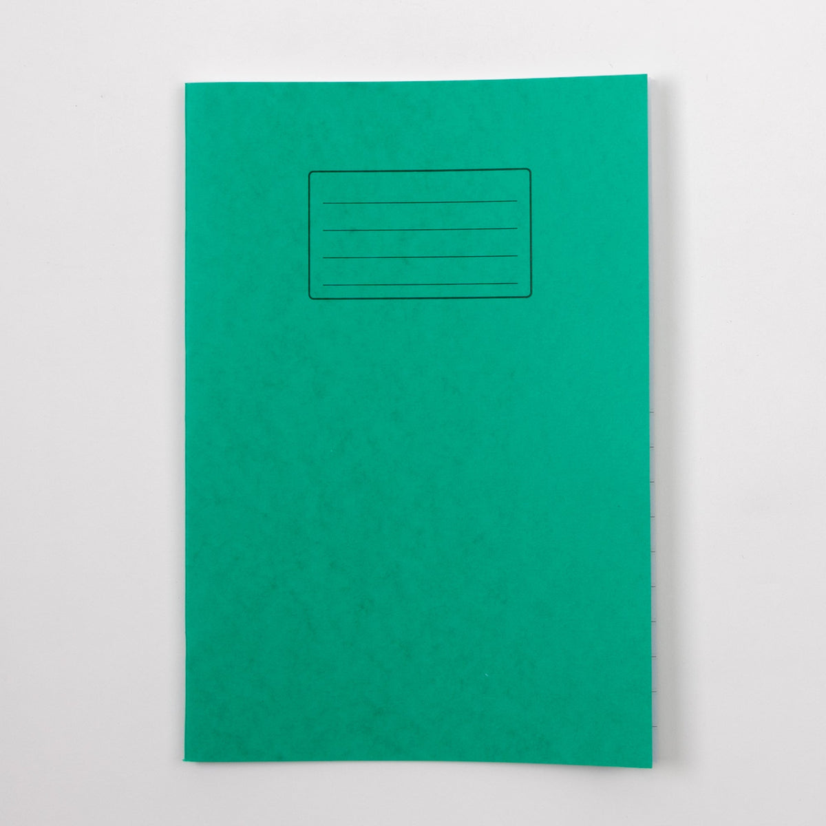 Classmates A4 Exercise Book 64 Page, Top Half Plain/Bottom 15mm Ruled, Green - Pack of 50 - ABC School Supplies