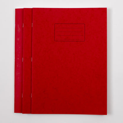 Classmates A4+ Exercise Book 80 Page, 8mm Ruled, Red - Pack of 50 - ABC School Supplies