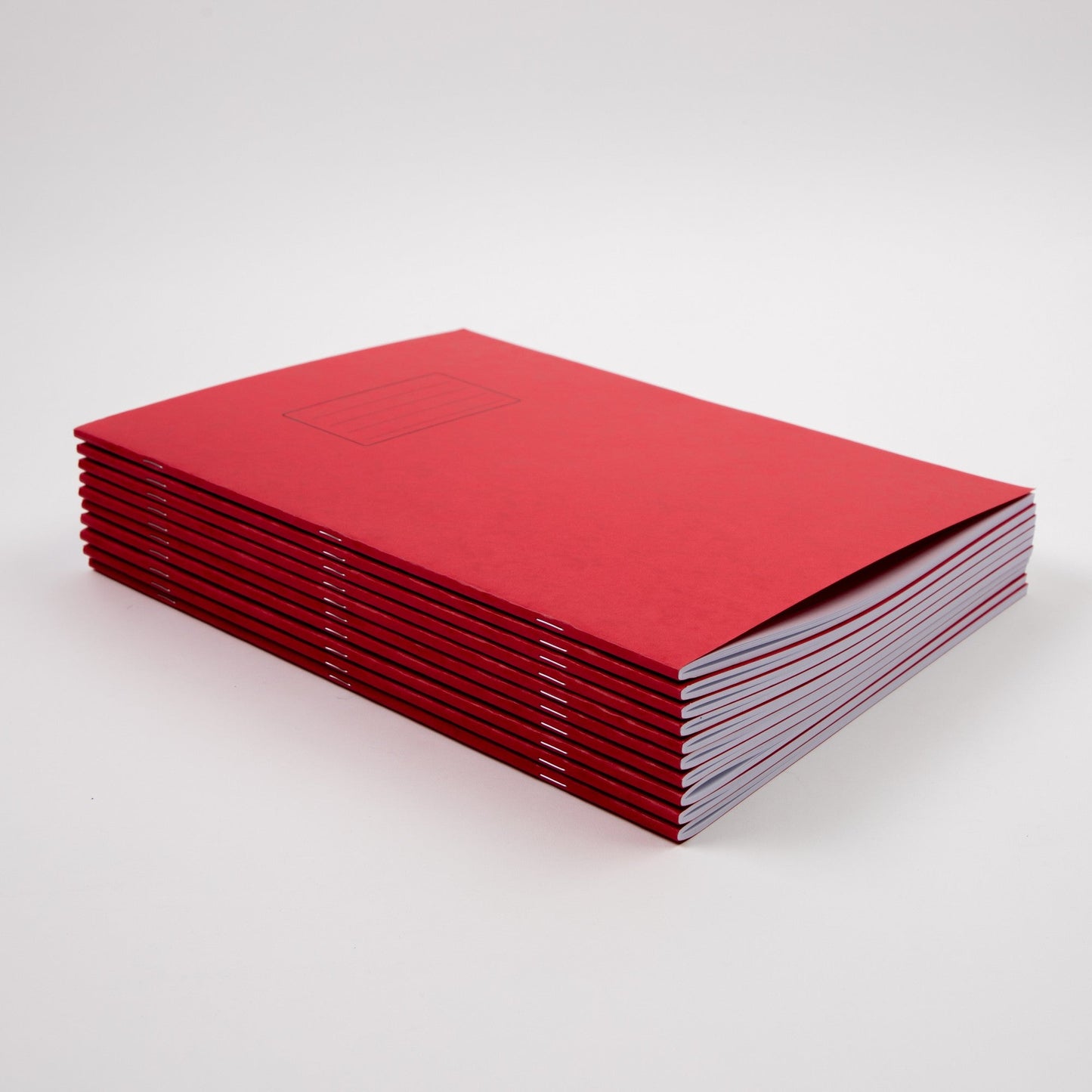 Classmates A4+ Exercise Book 80 Page, 8mm Ruled, Red - Pack of 50 - ABC School Supplies