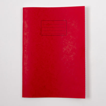 Classmates A4+ Exercise Book 80 Page, 8mm Ruled, Red - Pack of 50 - ABC School Supplies