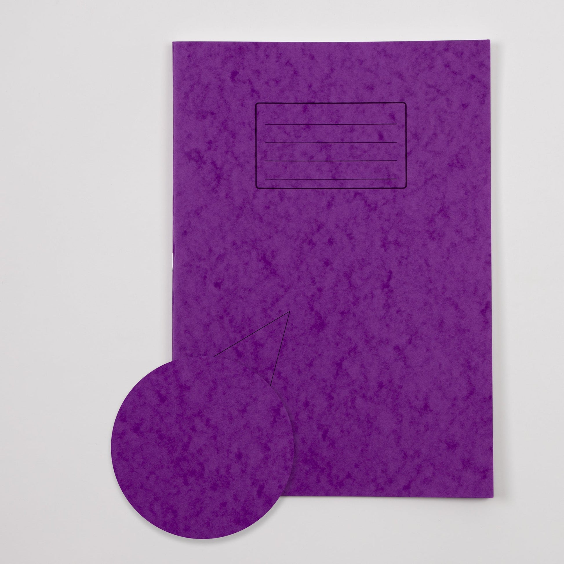 Classmates A4 Exercise Book 80 Page, 8mm Ruled With Margin, Purple - Pack of 50 - ABC School Supplies