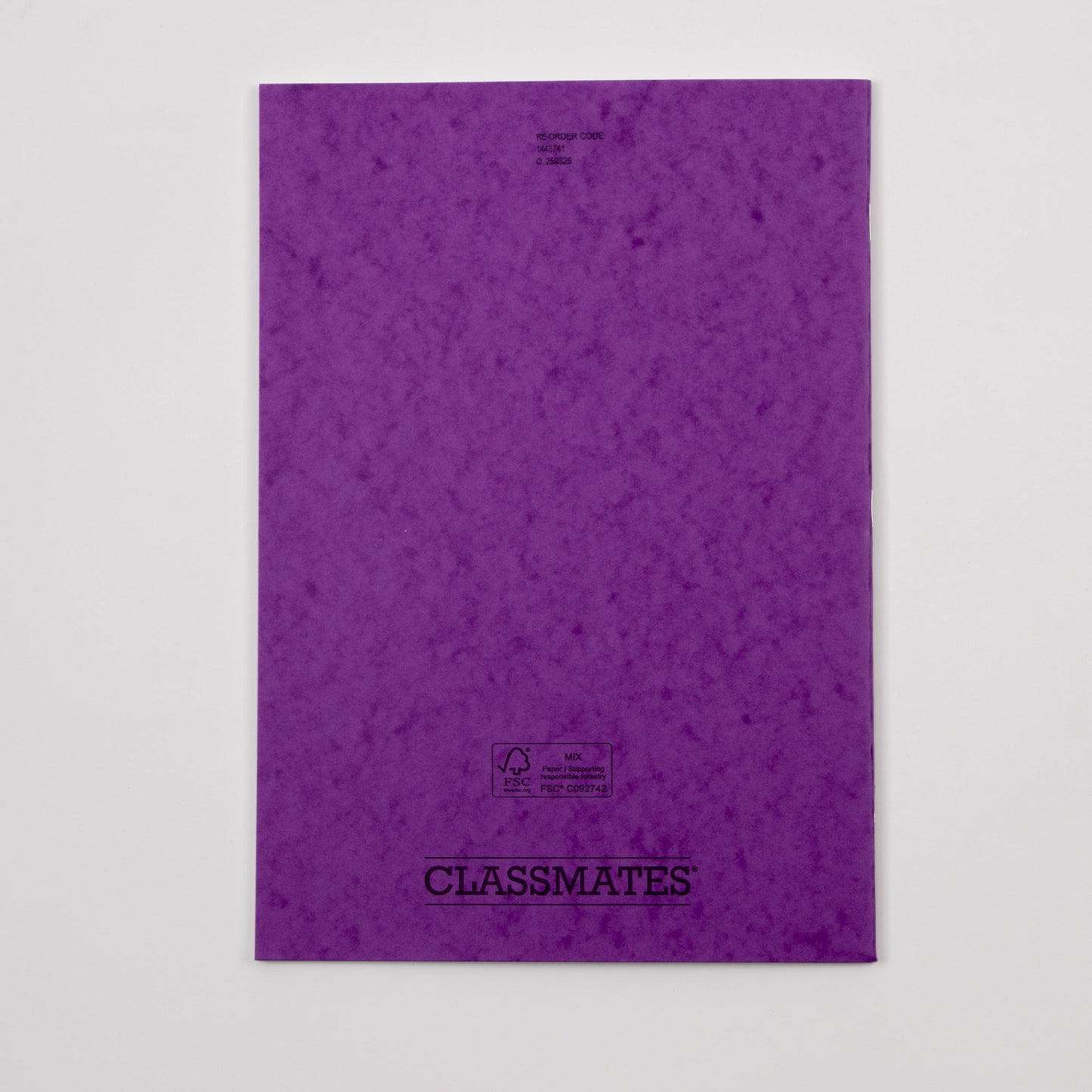 Classmates A4 Exercise Book 80 Page, 8mm Ruled With Margin, Purple - Pack of 50 - ABC School Supplies