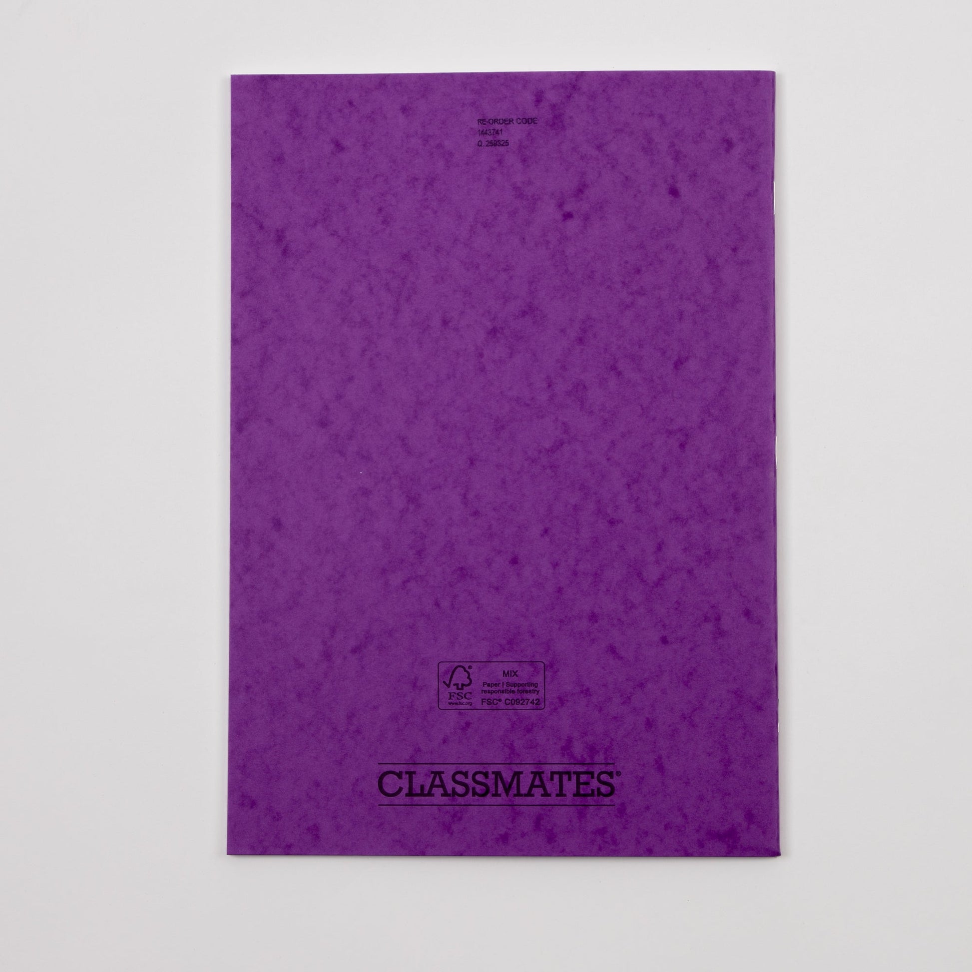 Classmates A4 Exercise Book 80 Page, 8mm Ruled With Margin, Purple - Pack of 50 - ABC School Supplies