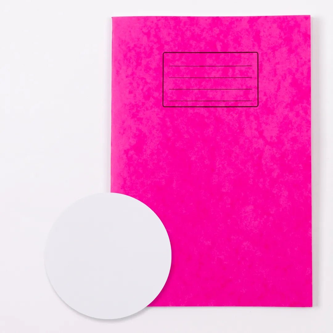 Classmates A4 Exercise Book 80 Page, Plain Blank, Pink - Pack of 50 - ABC School Supplies