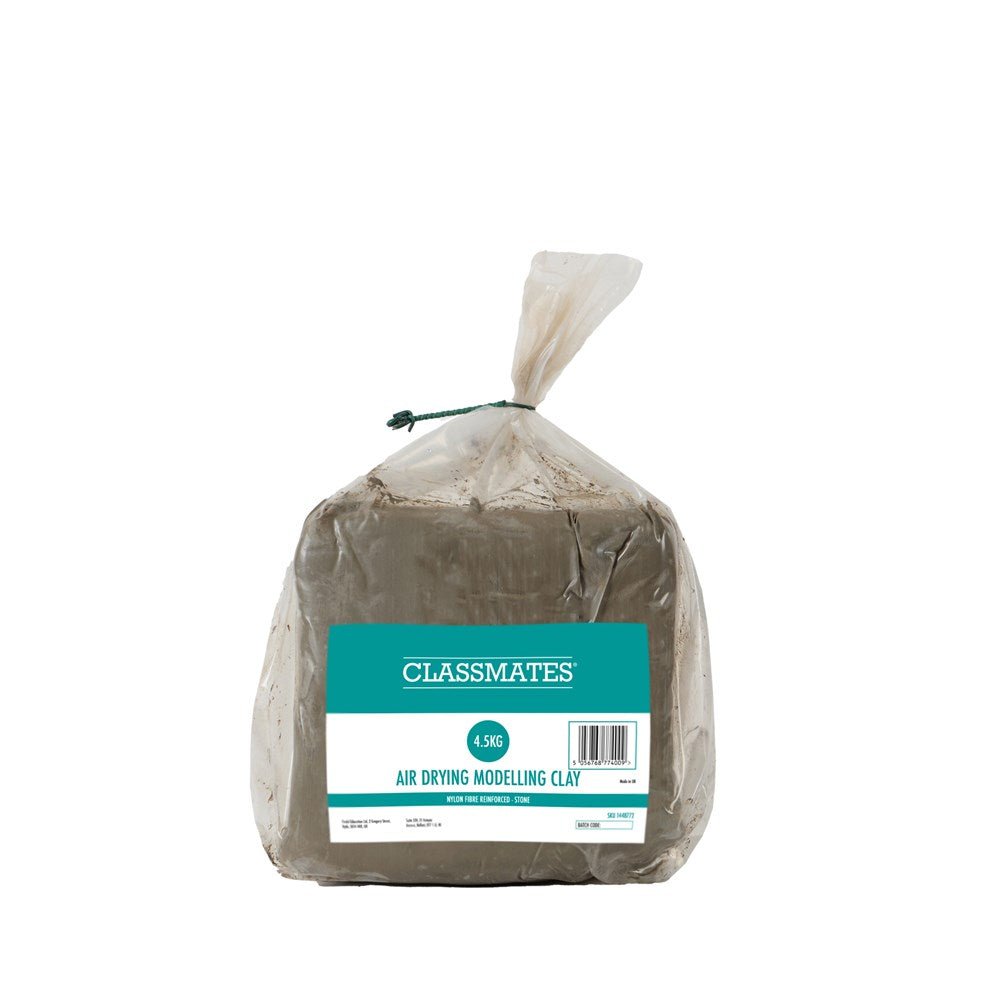 Classmates Air Drying Modelling Clay - 4.5kg - Stone - ABC School Supplies