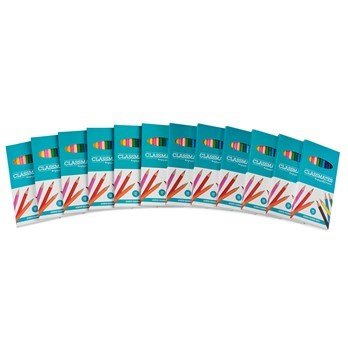 Classmates Assorted Colouring Pencils - Pack Of 144 - ABC School Supplies