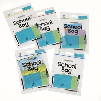 Classmates Book Bags A4 Assorted - Pack Of 40 - ABC School Supplies