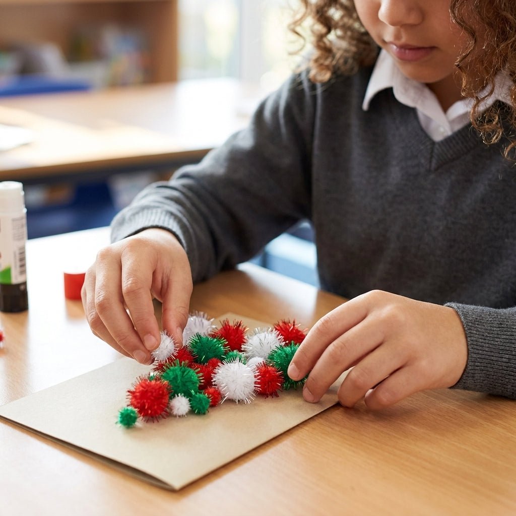 Classmates Christmas Pom Poms - ABC School Supplies