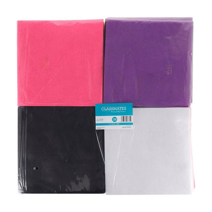 Classmates Felt Jumbo Squares - Assorted Pack Of 100 - ABC School Supplies