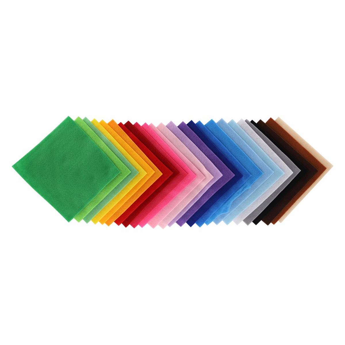Classmates Felt Jumbo Squares - Assorted Pack Of 100 - ABC School Supplies