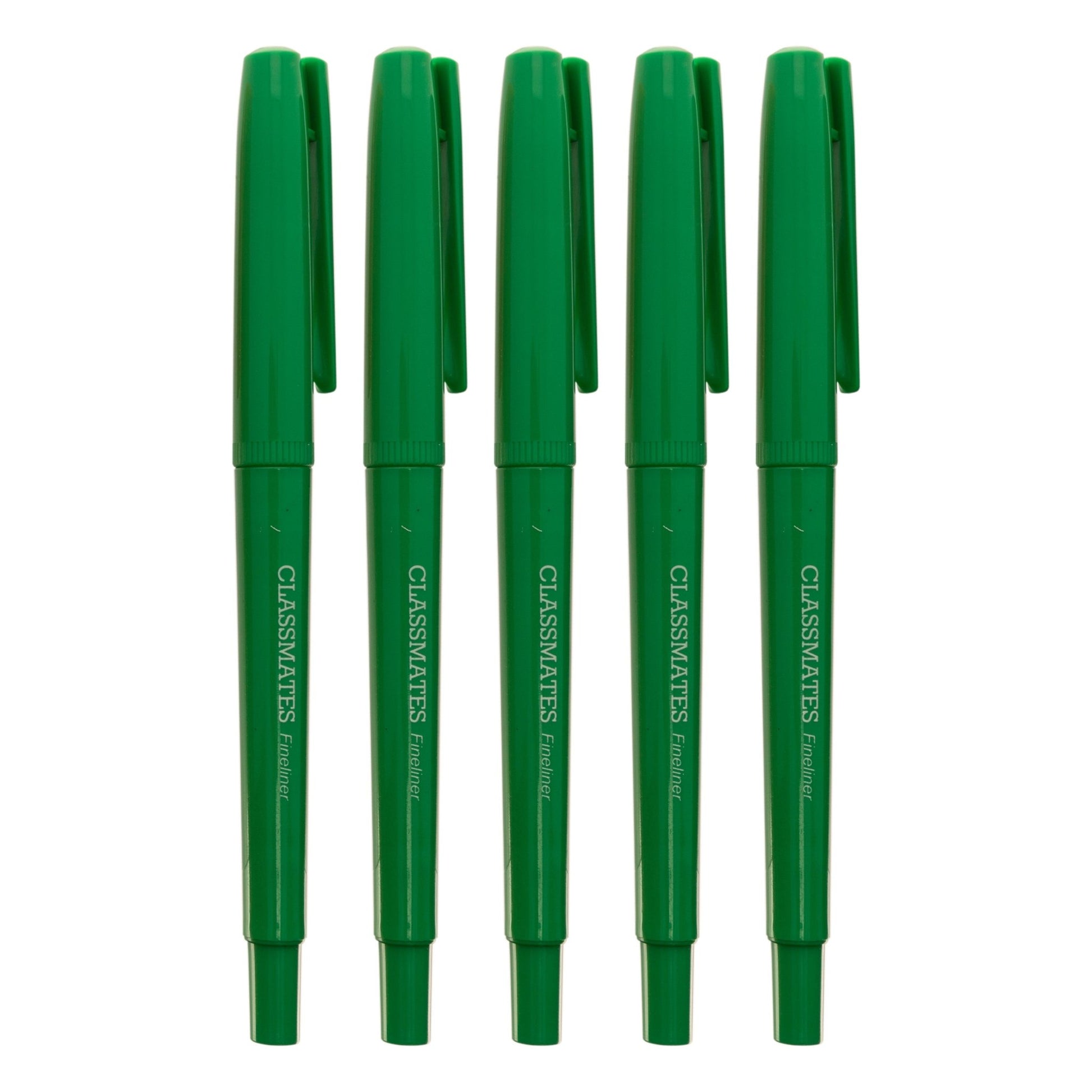 Classmates Fineliner Pen - Green - Pack of 10 - ABC School Supplies