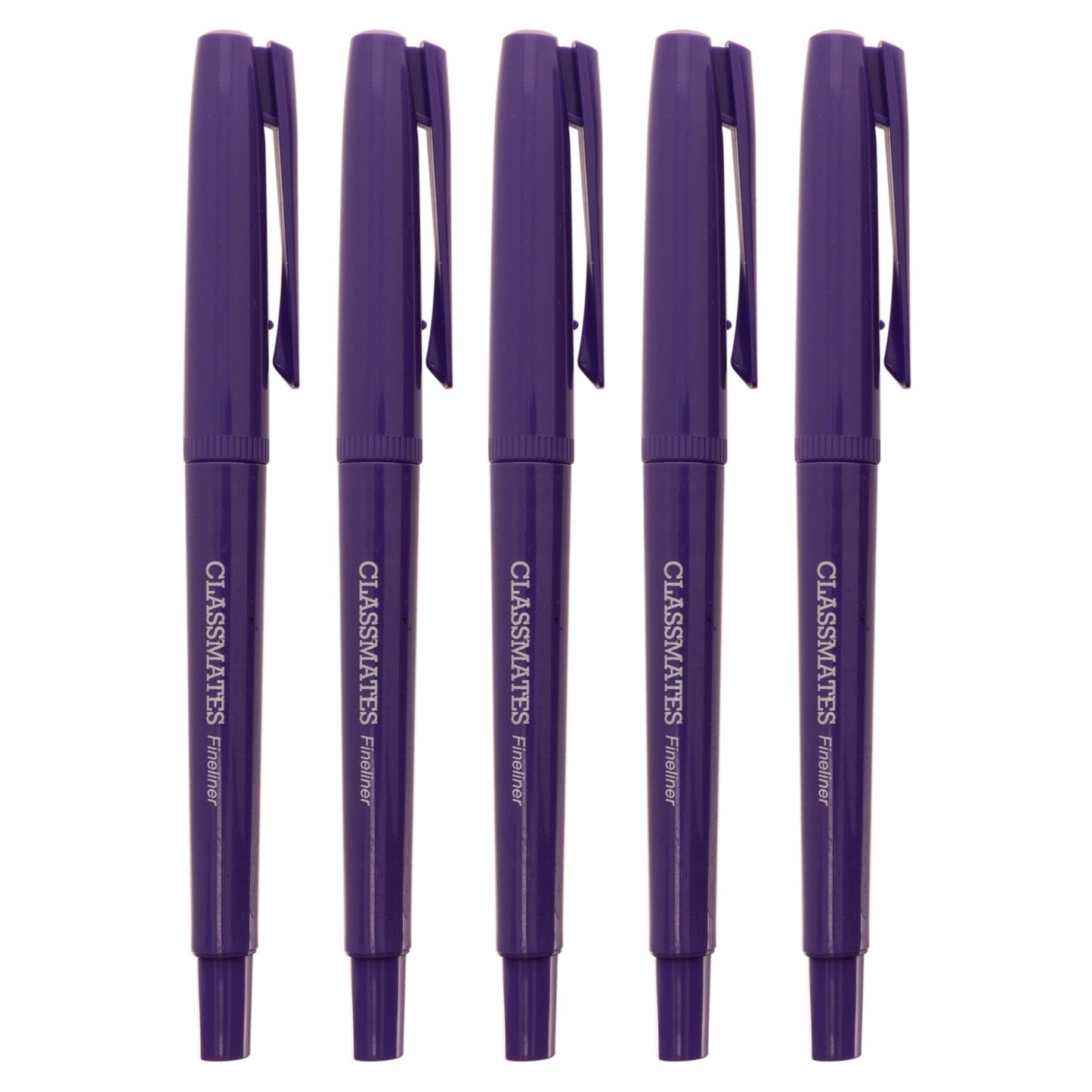 Classmates Fineliner Pen - Purple - Pack of 10 - ABC School Supplies