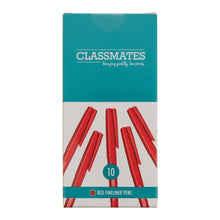 Classmates Fineliner Pen - Red - Pack Of 10 - ABC School Supplies