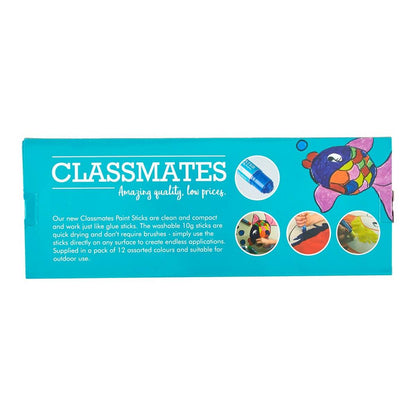 Classmates Paint Sticks Classic Pack Of 12 - ABC School Supplies