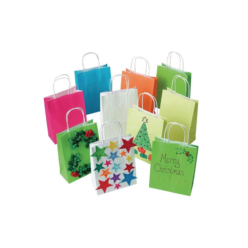 Classmates Paper Bags - Assorted Colours - Pack of 36 - ABC School Supplies