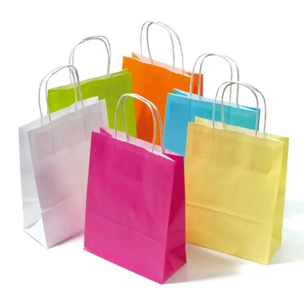 Classmates Paper Bags - Assorted Colours - Pack of 36 - ABC School Supplies