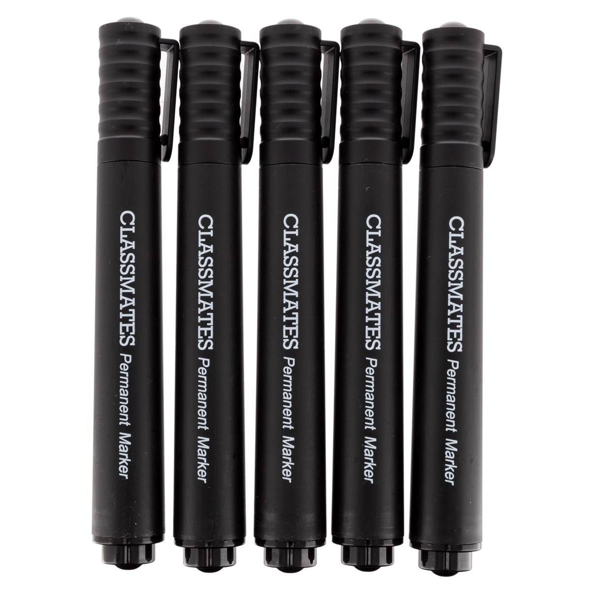Classmates Permanent Marker Black, Bullet Tip – Pack Of 10 - ABC School Supplies