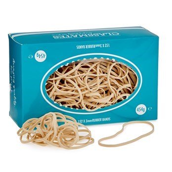 Classmates Rubber Bands 454G (152 X 3Mm) - ABC School Supplies