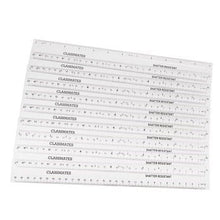 Classmates Shatter - Resistant Ruler - Transparent - 30cm - Pack of 100 - ABC School Supplies