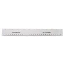 Classmates Shatter - Resistant Ruler - Transparent - 30cm - Pack of 100 - ABC School Supplies