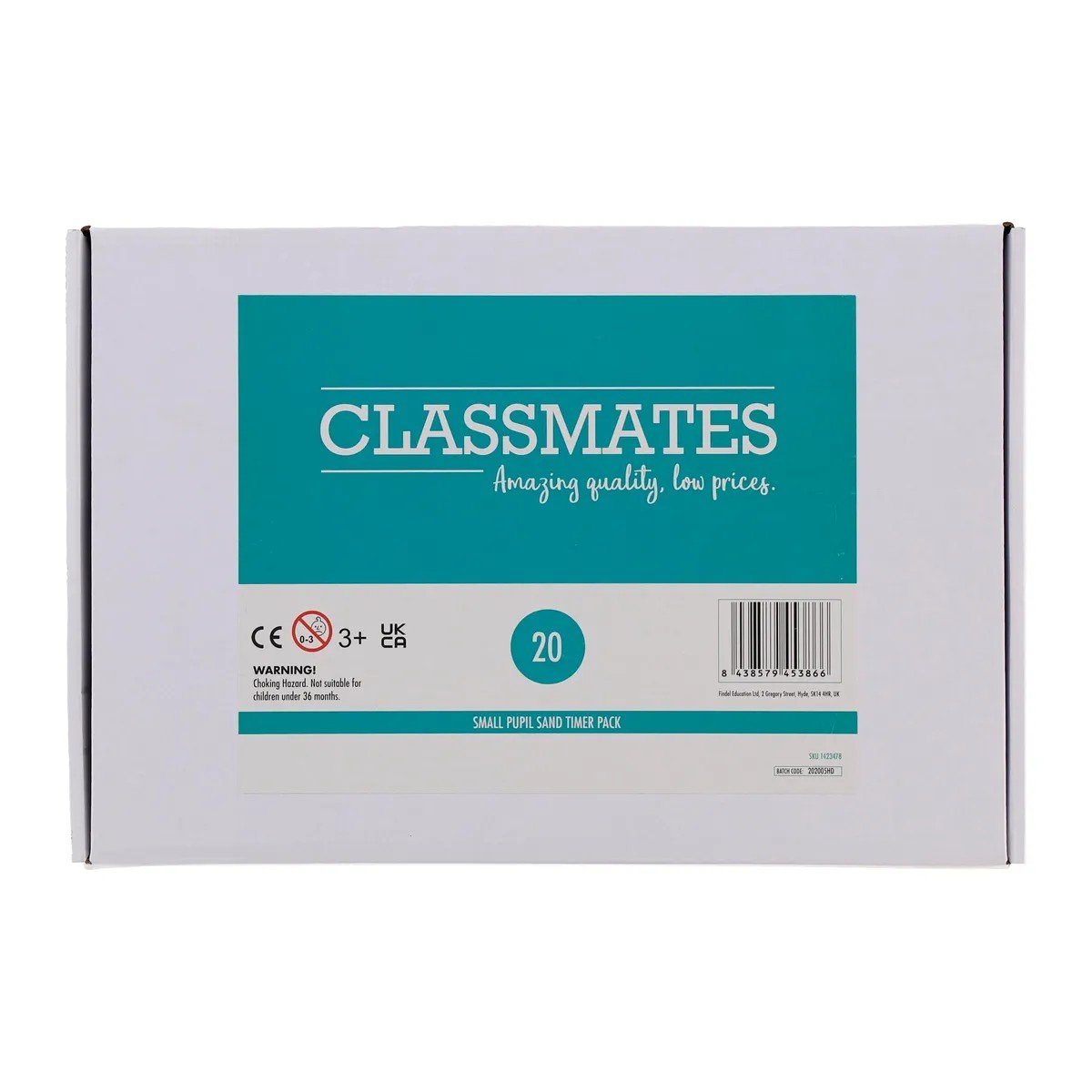 Classmates Small Pupil Sand Timer Pack - ABC School Supplies