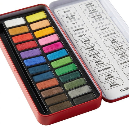 Classmates Watercolour Tin – 24 Block - ABC School Supplies
