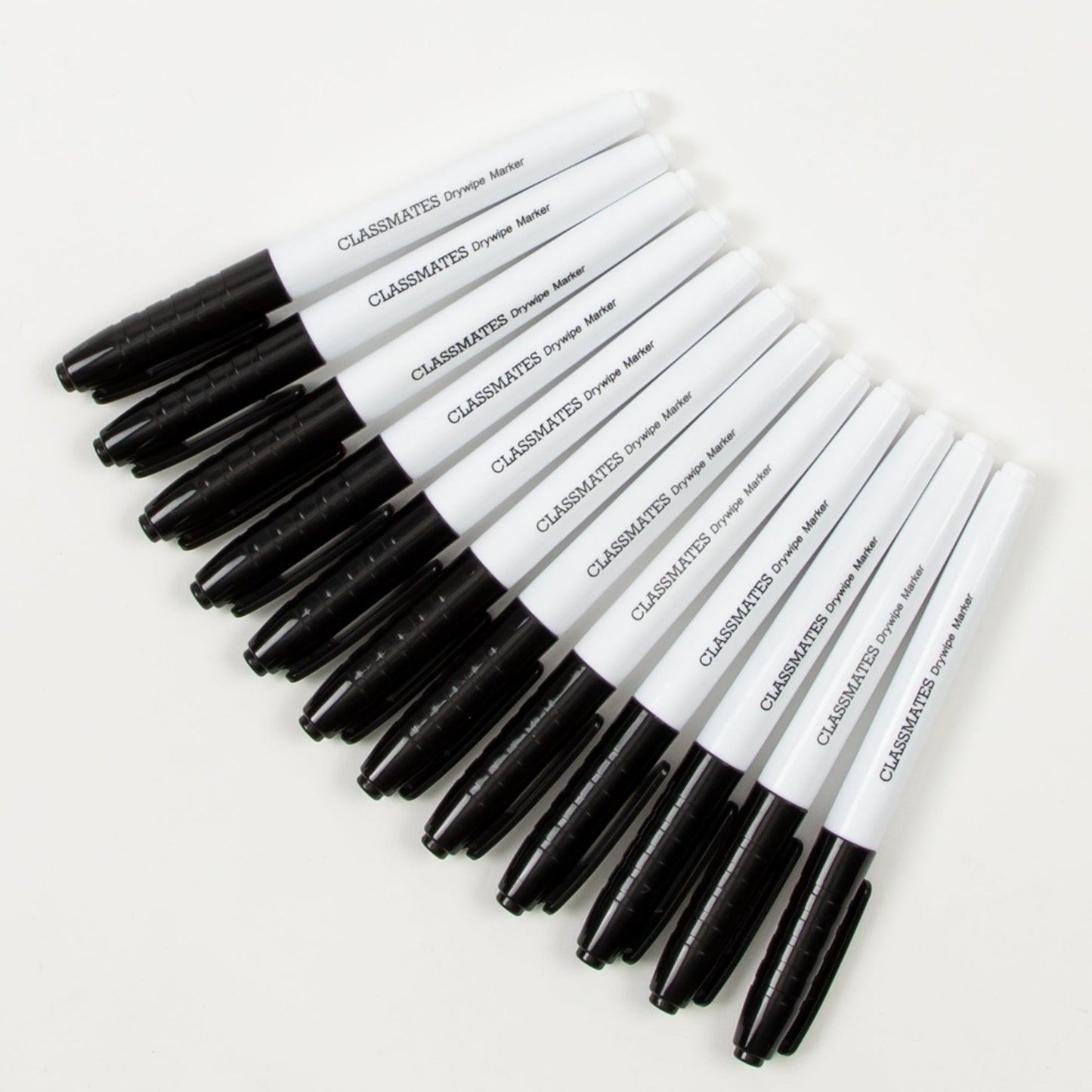 Classmates Whiteboard Marker Black, Bullet Tip Pack of 200 Incl Free Tray - ABC School Supplies