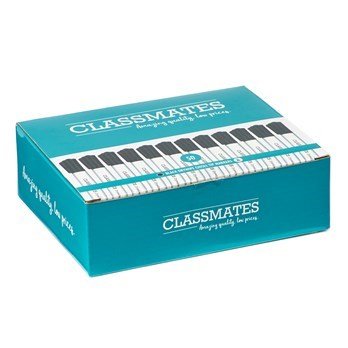 Classmates Whiteboard Marker Black, Chisel Tip – Pack Of 50 - ABC School Supplies