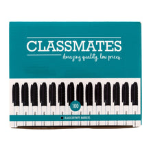 Classmates Whiteboard Marker Pens Black, Bullet Tip - Pack of 100 - ABC School Supplies