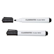 Classmates Whiteboard Markers (Black) Bullet Tip Pack Of 10 - ABC School Supplies