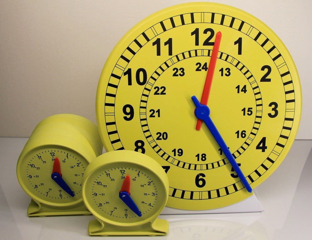 Classroom Clock Kit (Set Of 1 Teacher & 24 Pupil Clocks) - ABC School Supplies