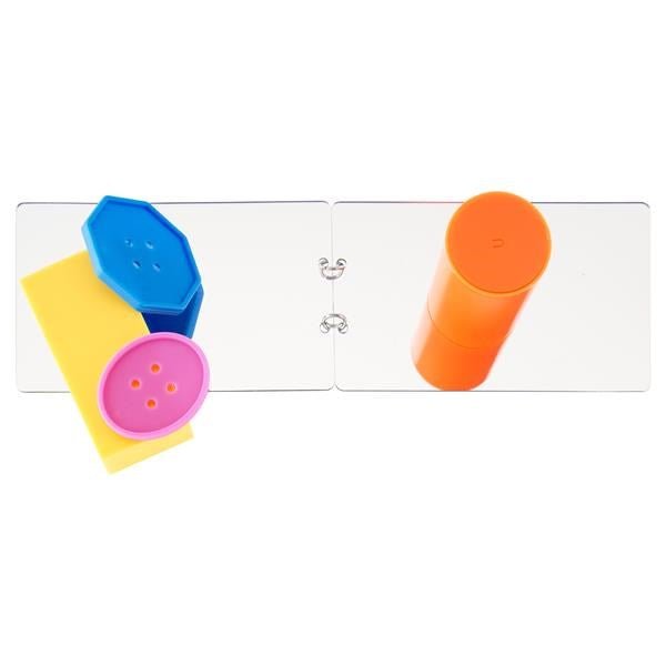 **Clever Kidz Hinged Geometric Double Mirror - ABC School Supplies