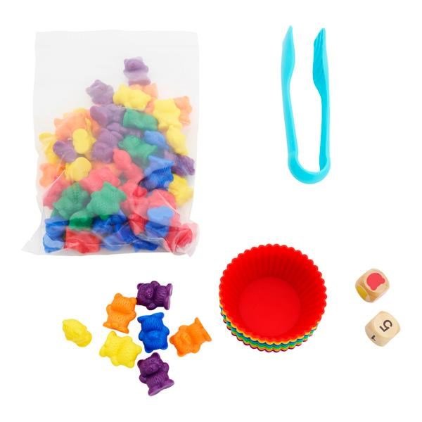 Clever Kidz Rainbow Bears Sorting Set - ABC School Supplies