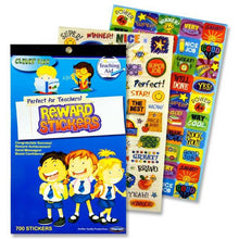 Clever Kidz Reward Stickers Pack Of 700 (Assorted Designs) - ABC School Supplies