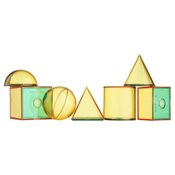 **Clever Kidz See Through Geometric Shapes Set Of 7 - ABC School Supplies