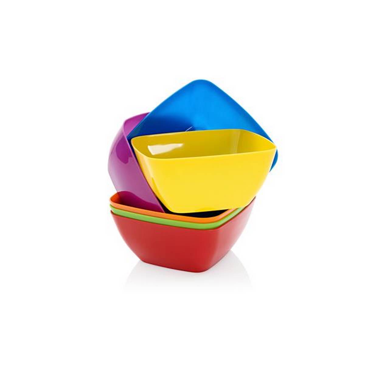 Clever Kidz Square Sorting Bowls Pack Of 6 - ABC School Supplies