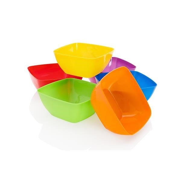 Clever Kidz Square Sorting Bowls Pack Of 6 - ABC School Supplies
