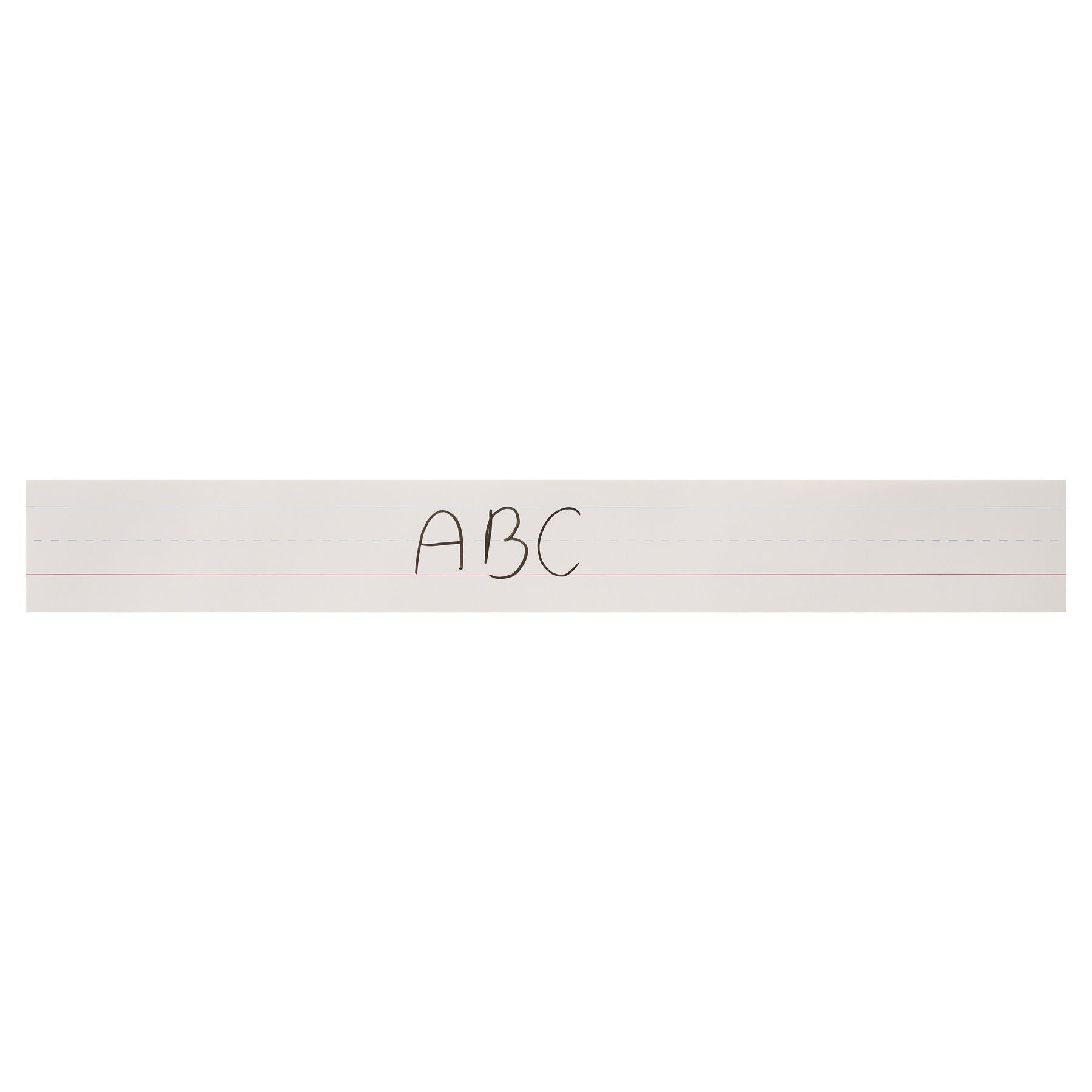 **Clever Kidz Wipe-Off Reusable Sentence Strips 3"x24" - White Pack of 30 - ABC School Supplies