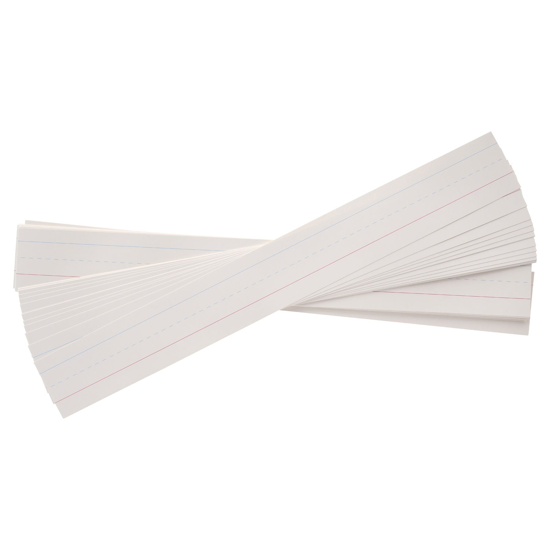 **Clever Kidz Wipe-Off Reusable Sentence Strips 3"x24" - White Pack of 30 - ABC School Supplies