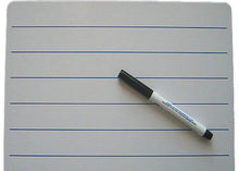 CleverCo A4 Write 'n' Wipe Lined Boards Pack of 30 (Mini Whiteboards) - ABC School Supplies