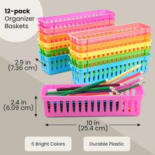 Cleverco Classroom Pencil Tray Holders Pack Of 12 (Asstd Colours) - ABC School Supplies