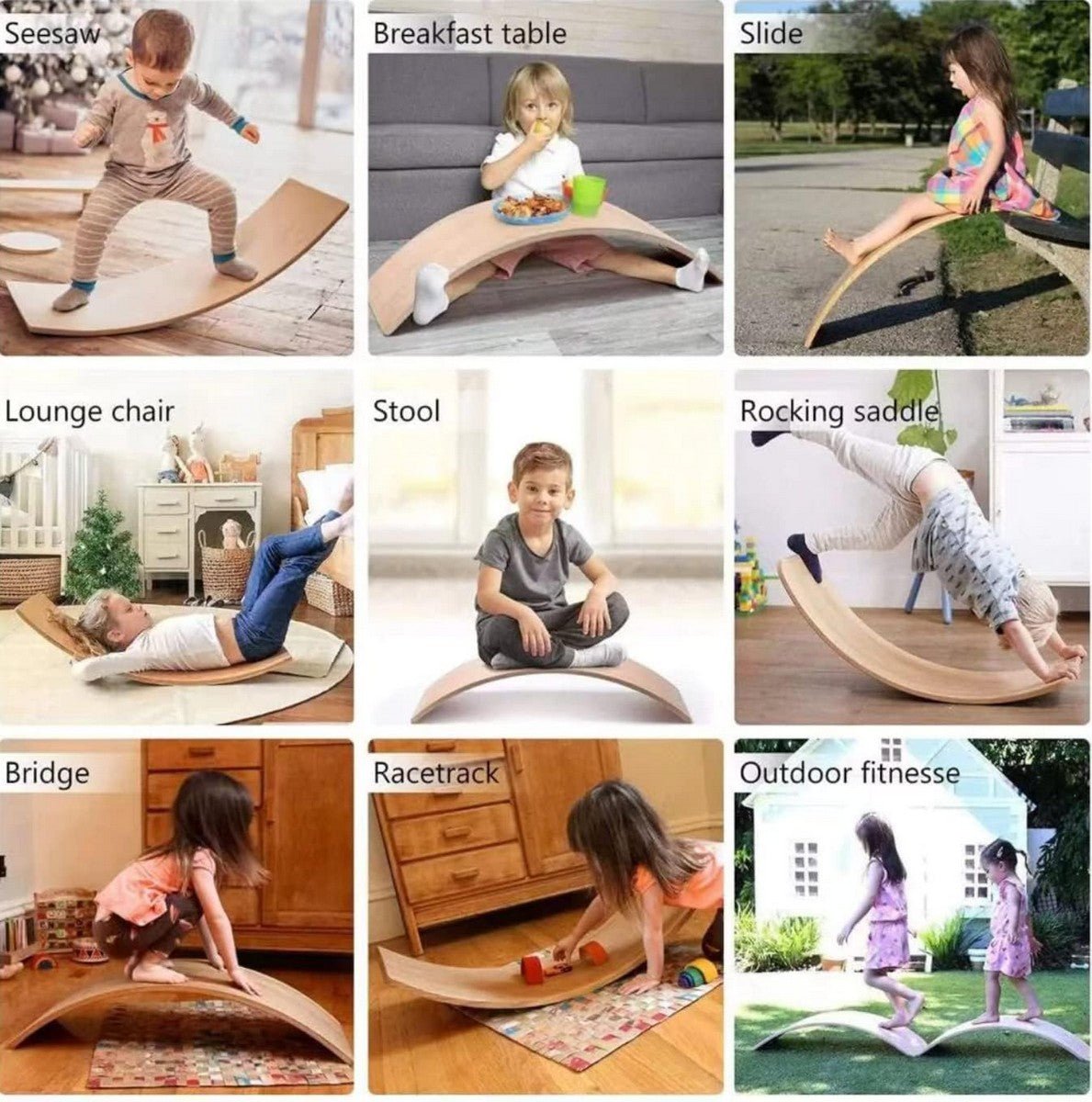 Cleverco Wooden Balance Board - ABC School Supplies