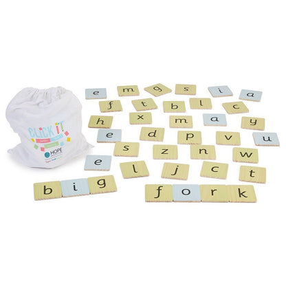 Click It Jumbo Word Building Set - ABC School Supplies